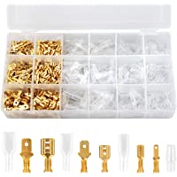 300 Kit Crimpadora Terminales Macho-Hembra Preciva terminales eléctricos 2.8mm-4.8mm-6.3mm Kit Hembra y Macho Conector…